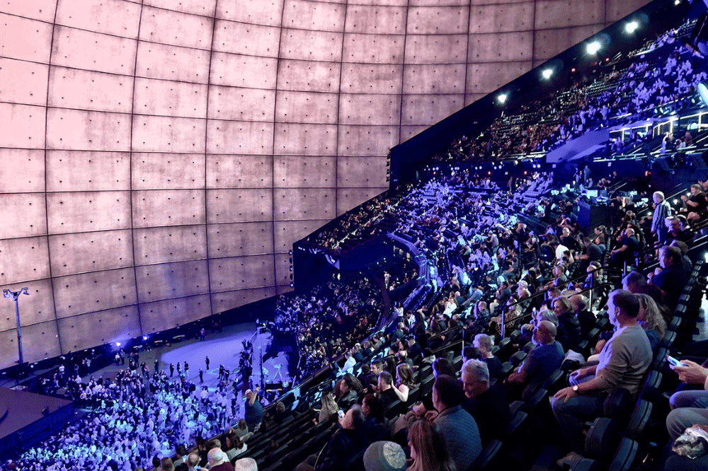 Kursi-kursi penontonn The Sphere