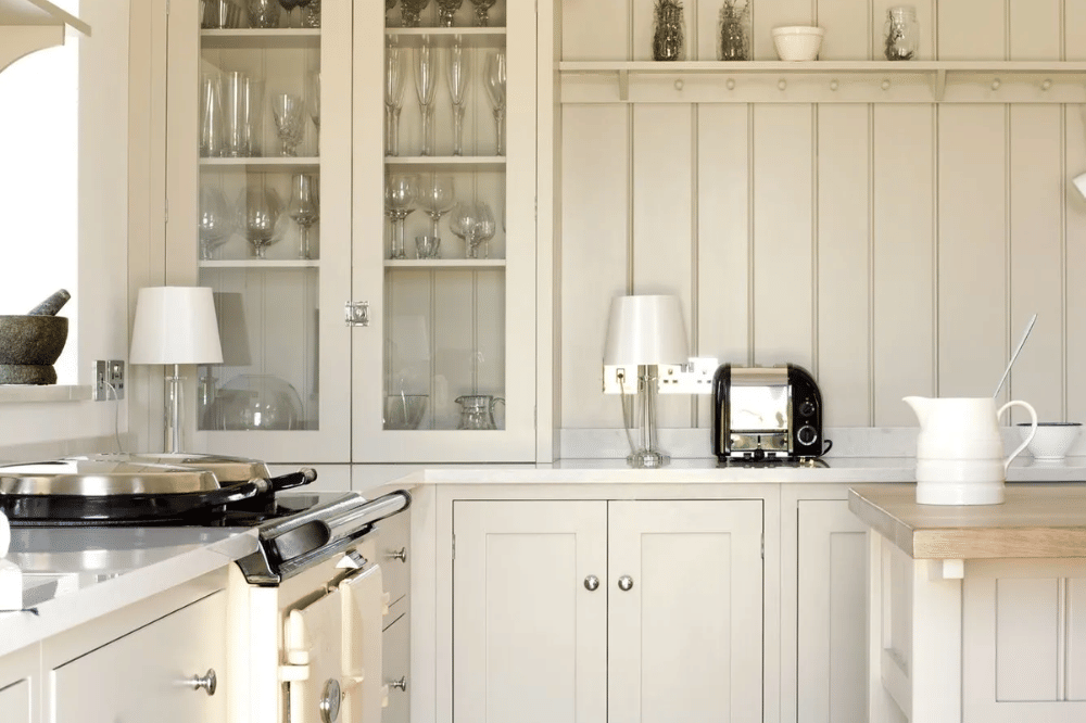 Dapur cat warna krem Feng Shui