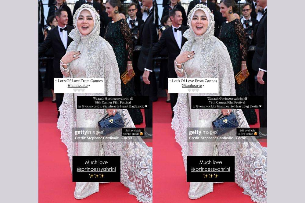 syahrini cannes film festival