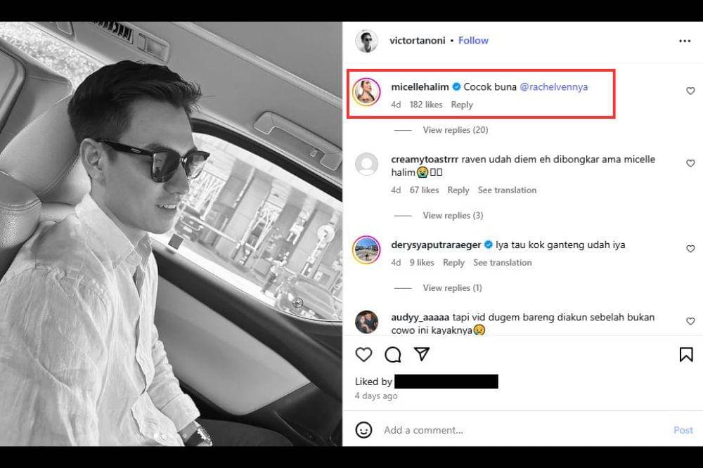 rachel vennya victor tanoni