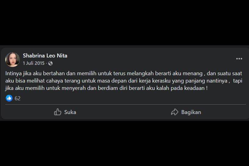 Quotes Motivasi Shabrina Leanor Juara Indonesian Idol 2025