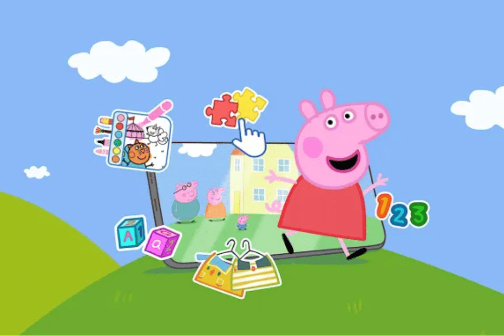 Tampilan cover Peppa Pig