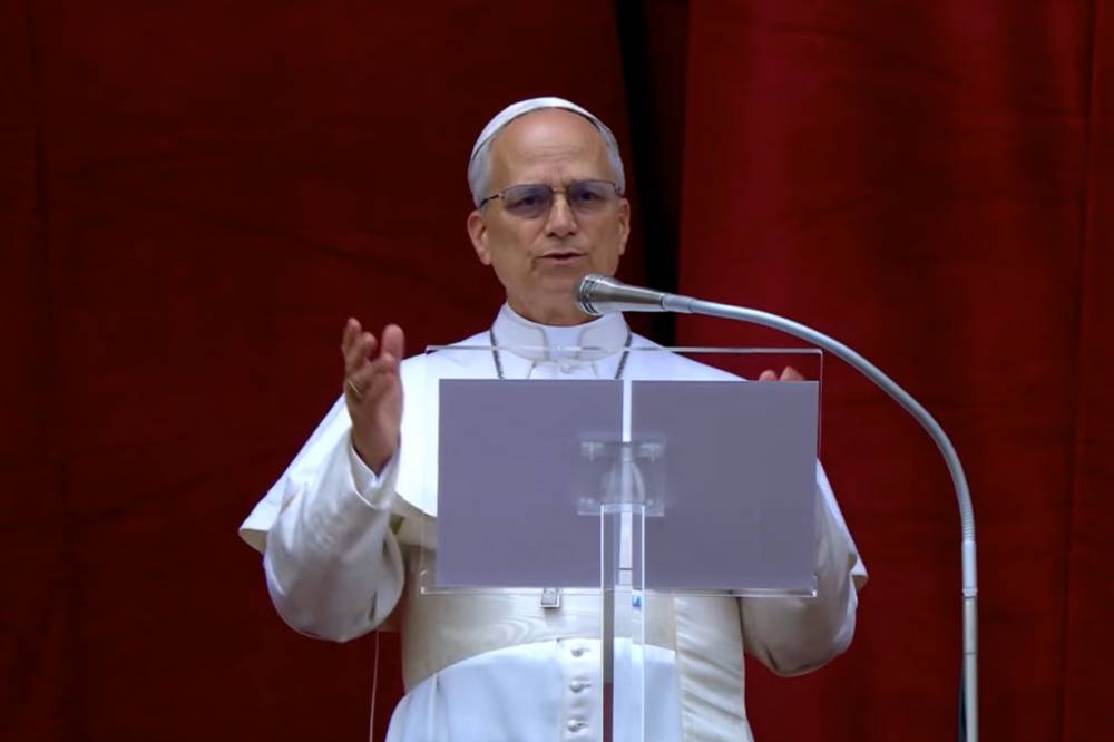 Paus Leo XVI berkhotbah di Misa Pelantikannya