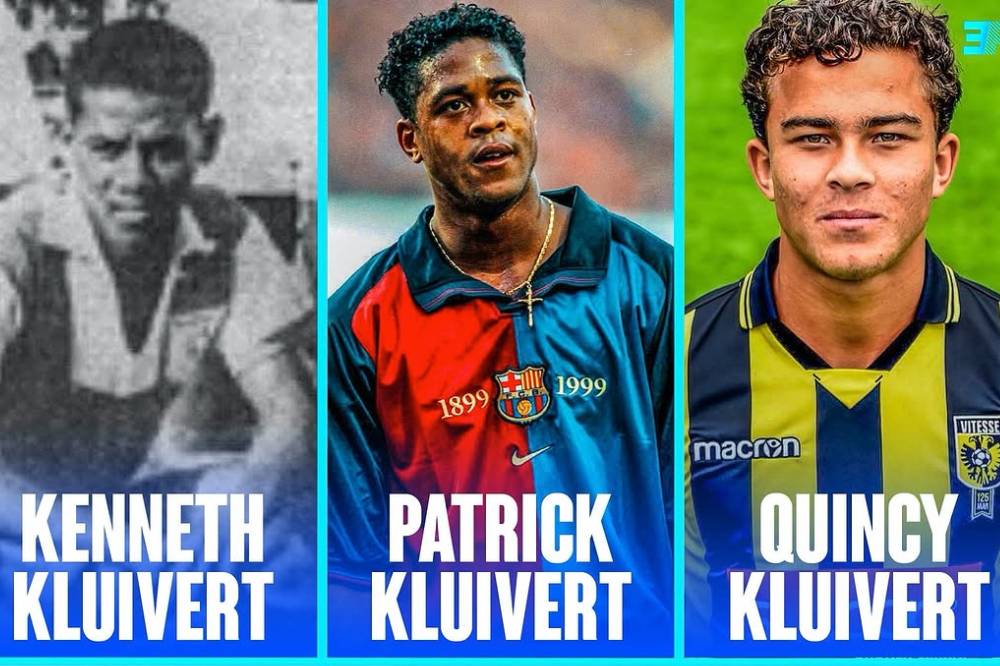 Foto keluarga Patrick Kluivert 