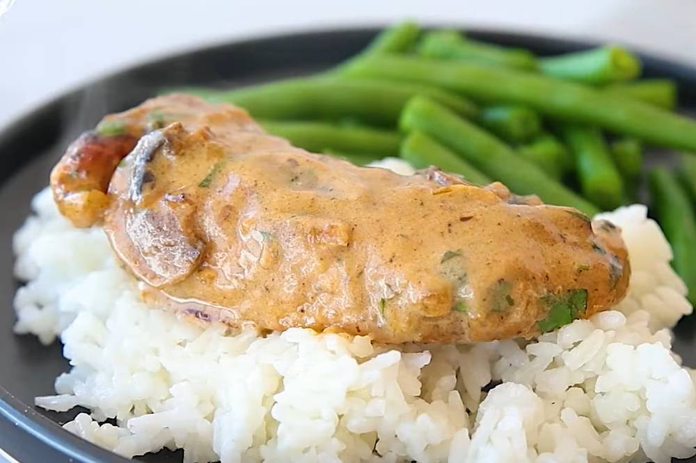 Mudah Dibuat Bersama Anak, Resep Ayam Creamy Mushroom