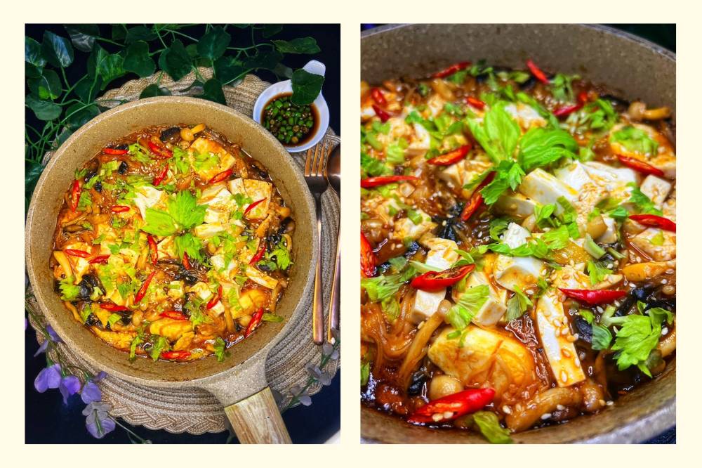 chicken egg tofu hotplate