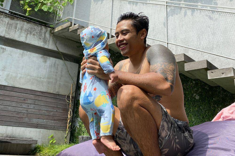 baby meru keponakan vidi aldiano