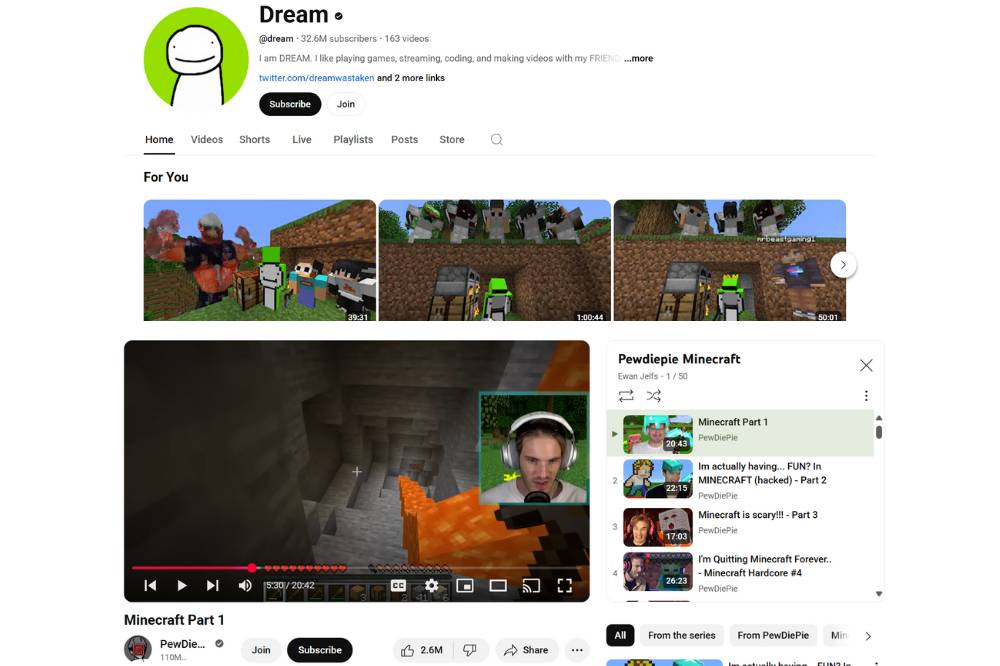 Contoh game streamer yang populer