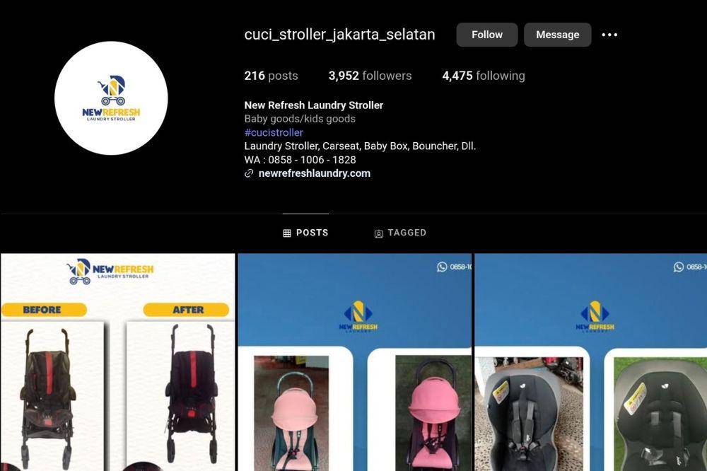 cuci stroller jakarta