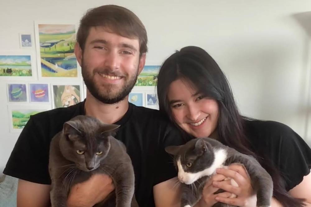 Foto Stephanie Poetri dan Asher