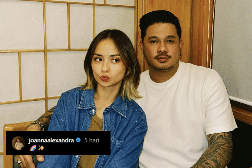 Foto Joanna Alexandra bersama laki-laki