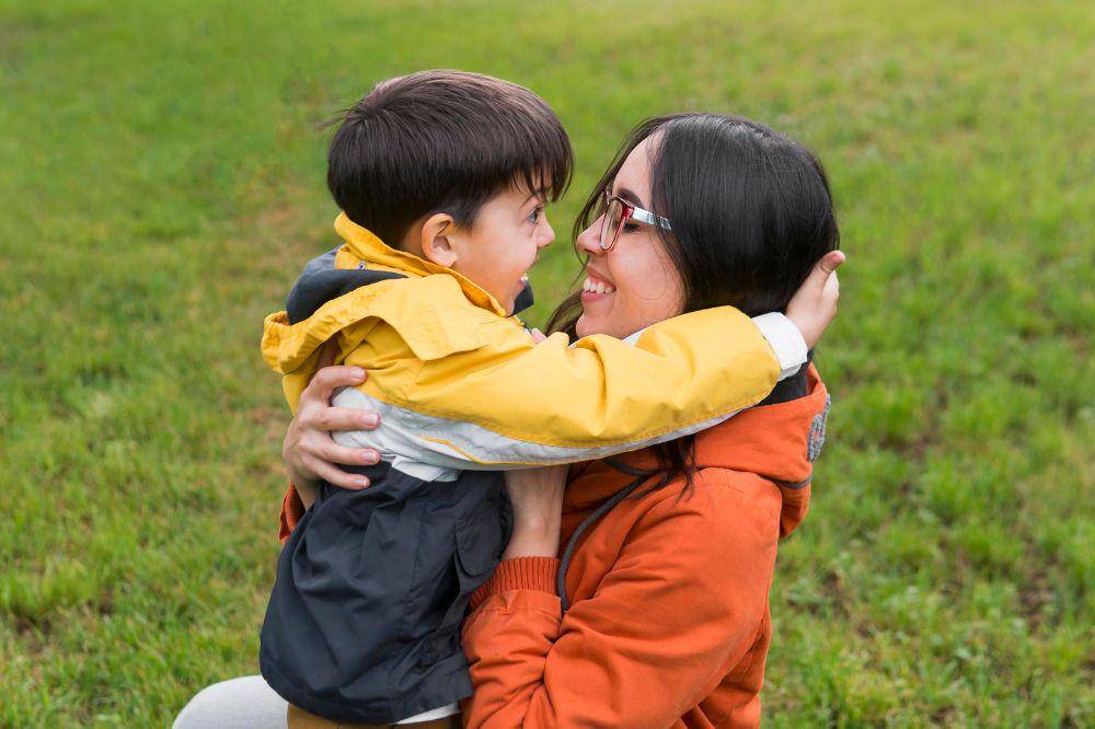 Mama dan anak laki-laki