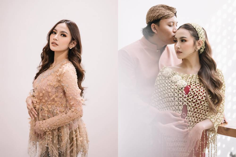 Foto Artis Pamer Baby Bump saat Tasyakuran Kehamilan 5.png