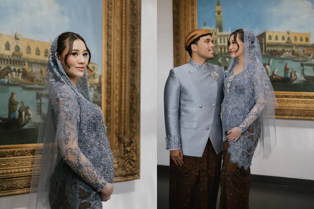 Foto Artis Pamer Baby Bump saat Tasyakuran Kehamilan 1.png