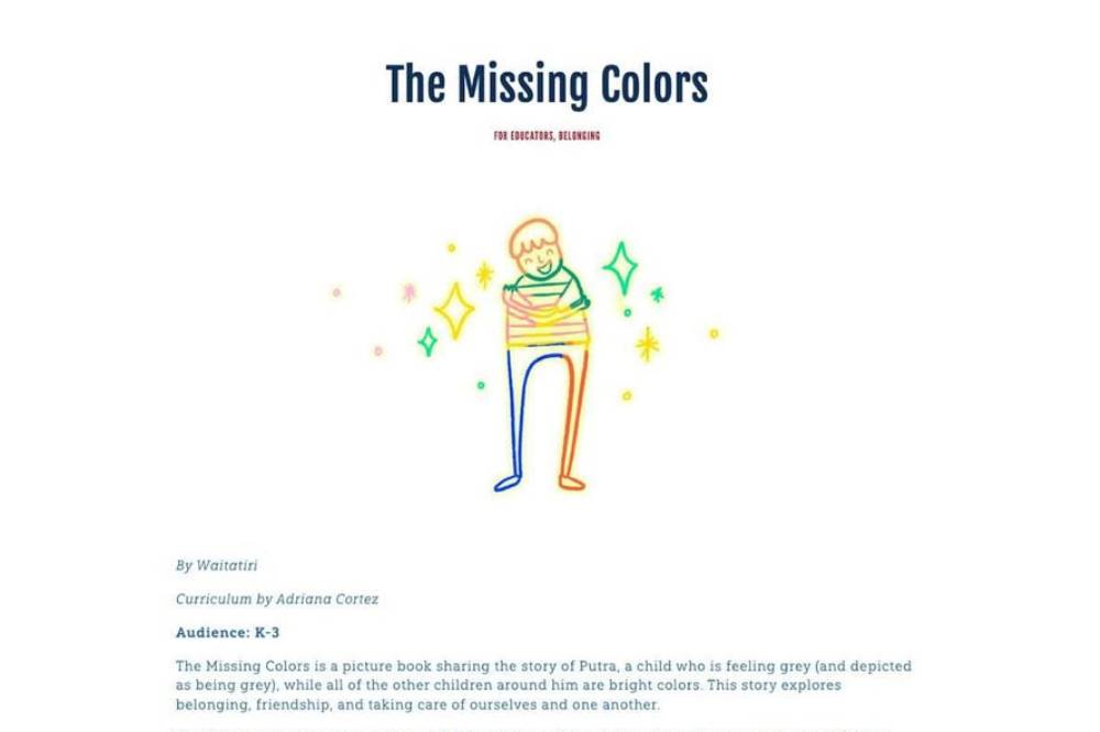The Missing Colors dalam laman REACH