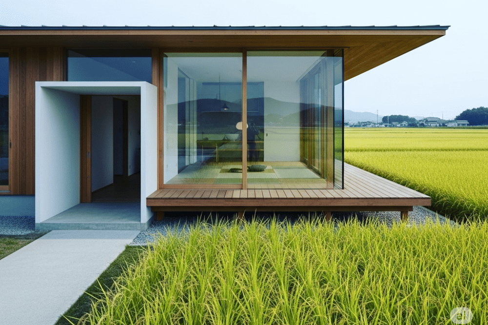 Inspirasi Desain Rumah Pinggir Sawah