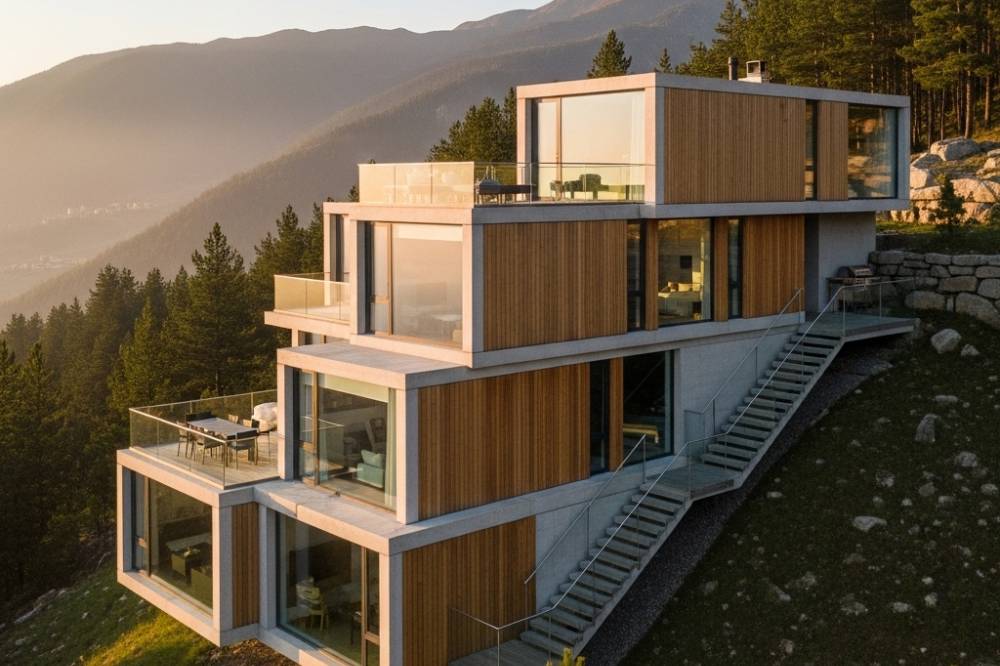 Inspirasi Desain Rumah Dekat Gunung