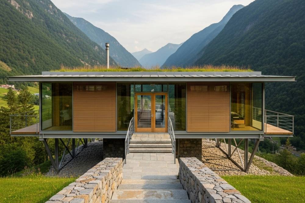 Inspirasi Desain Rumah Dekat Gunung