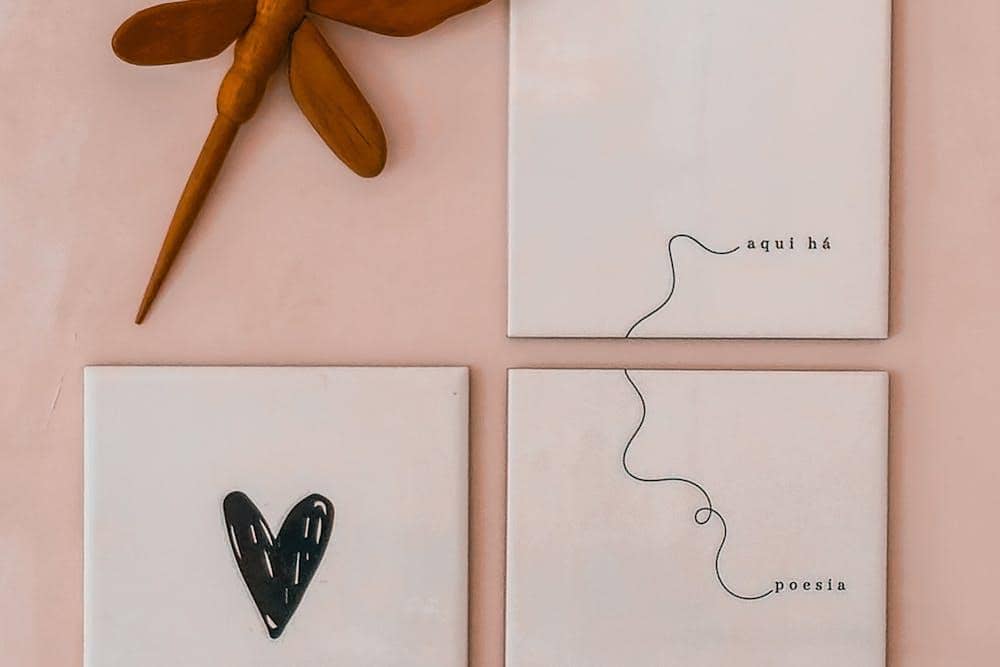 artistic wall decor with dragonfly sculpture