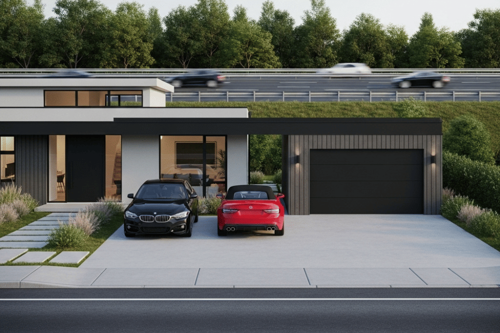 Inspirasi Desain Rumah di Pinggir Jalan Raya