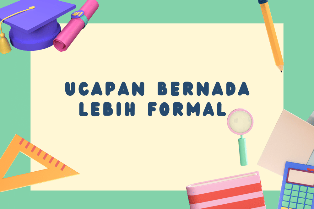 Ucapan bernada formal