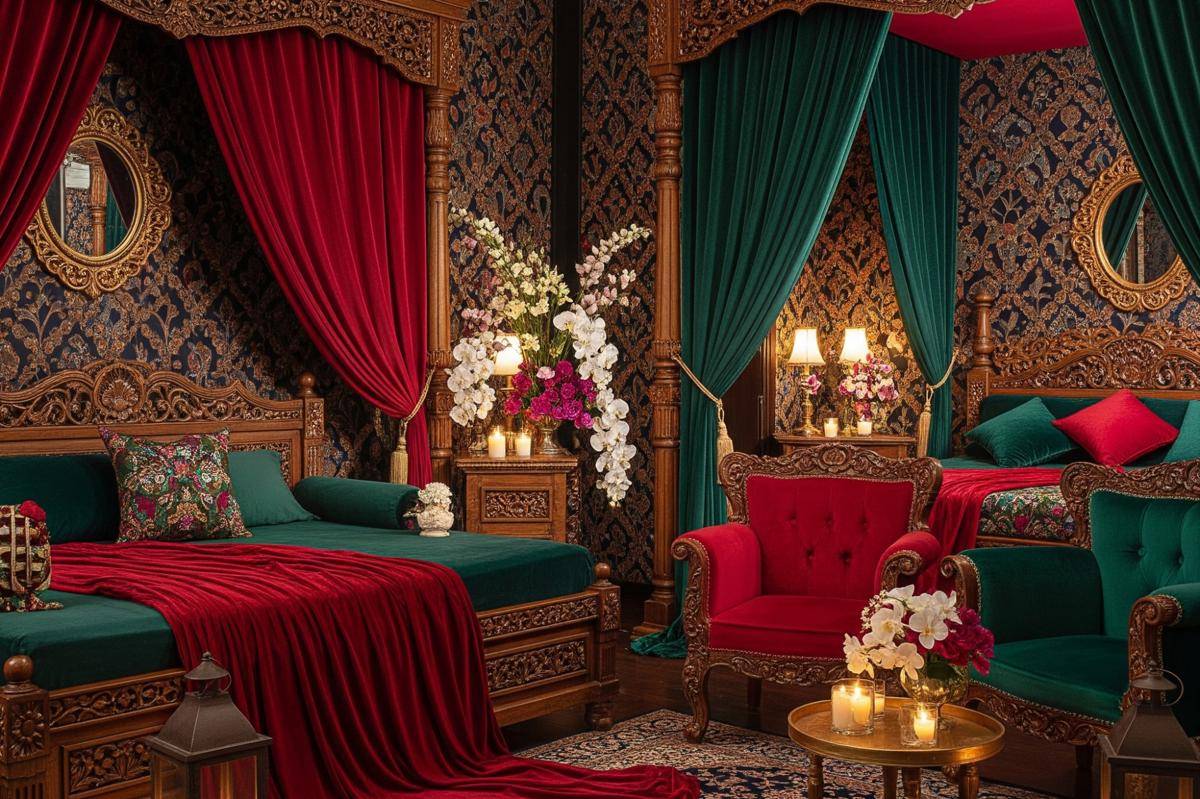 Inspirasi Desain Kamar Pengantin seperti Film Gowok