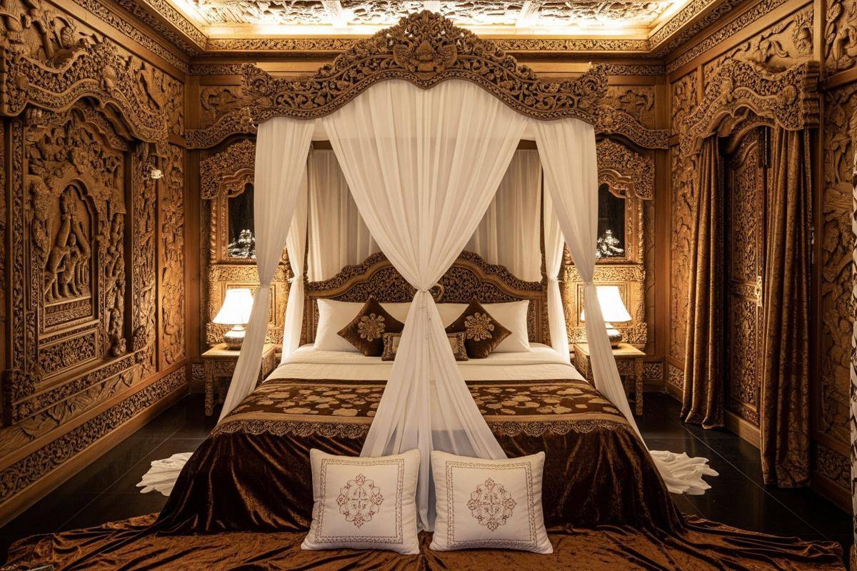 Inspirasi Desain Kamar Pengantin seperti Film Gowok