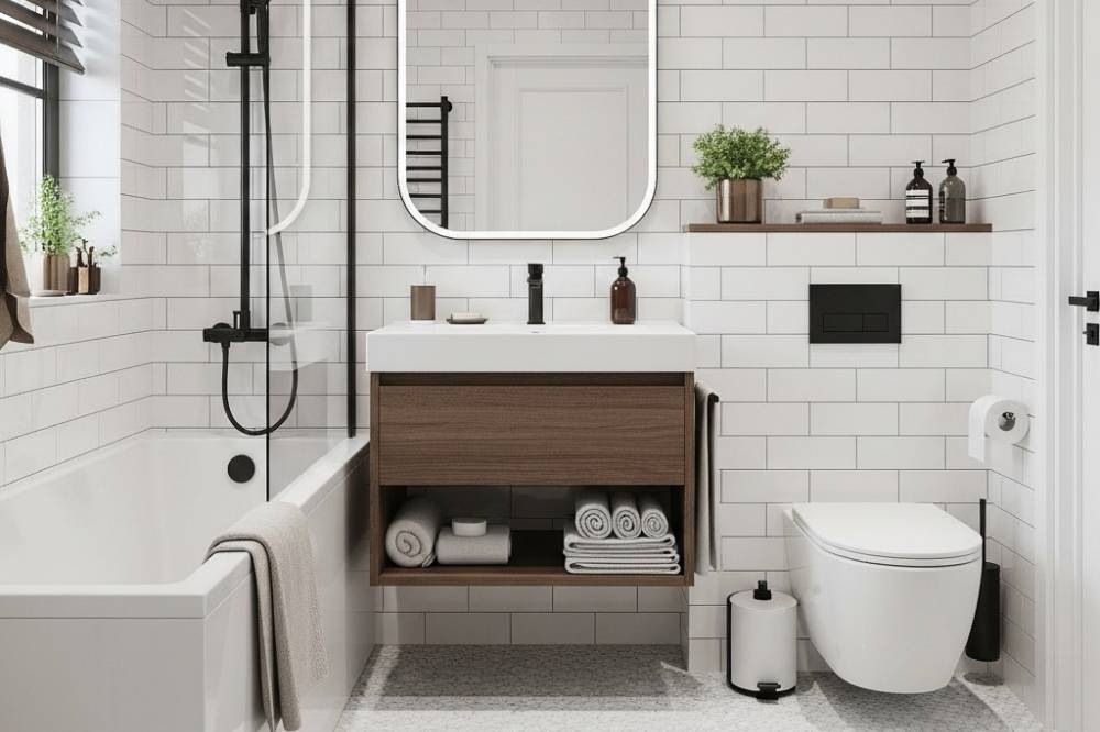 Desain Kamar Mandi Minimalis 2x3