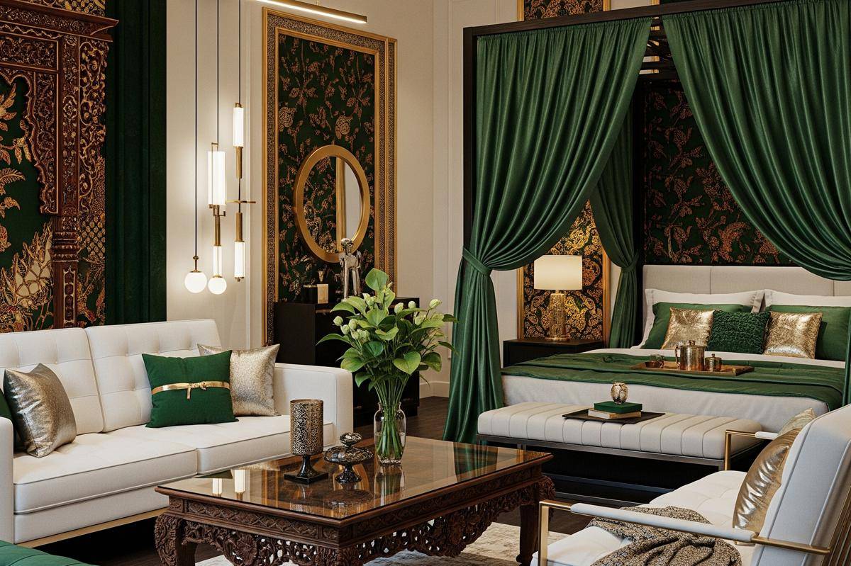 Inspirasi Desain Kamar Pengantin seperti Film Gowok