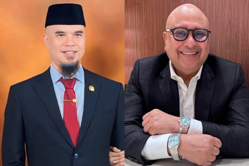 Ahmad Dhani dan Irwan Mussry
