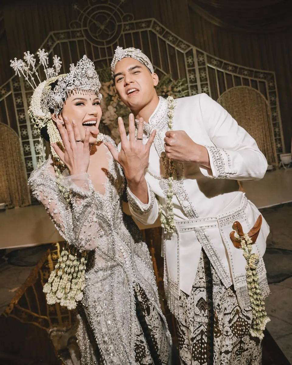 Detail kebaya akad Alyssa Daguise