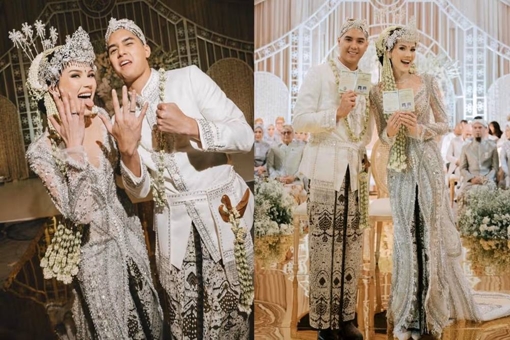 Detail kebaya akad Alyssa Daguise