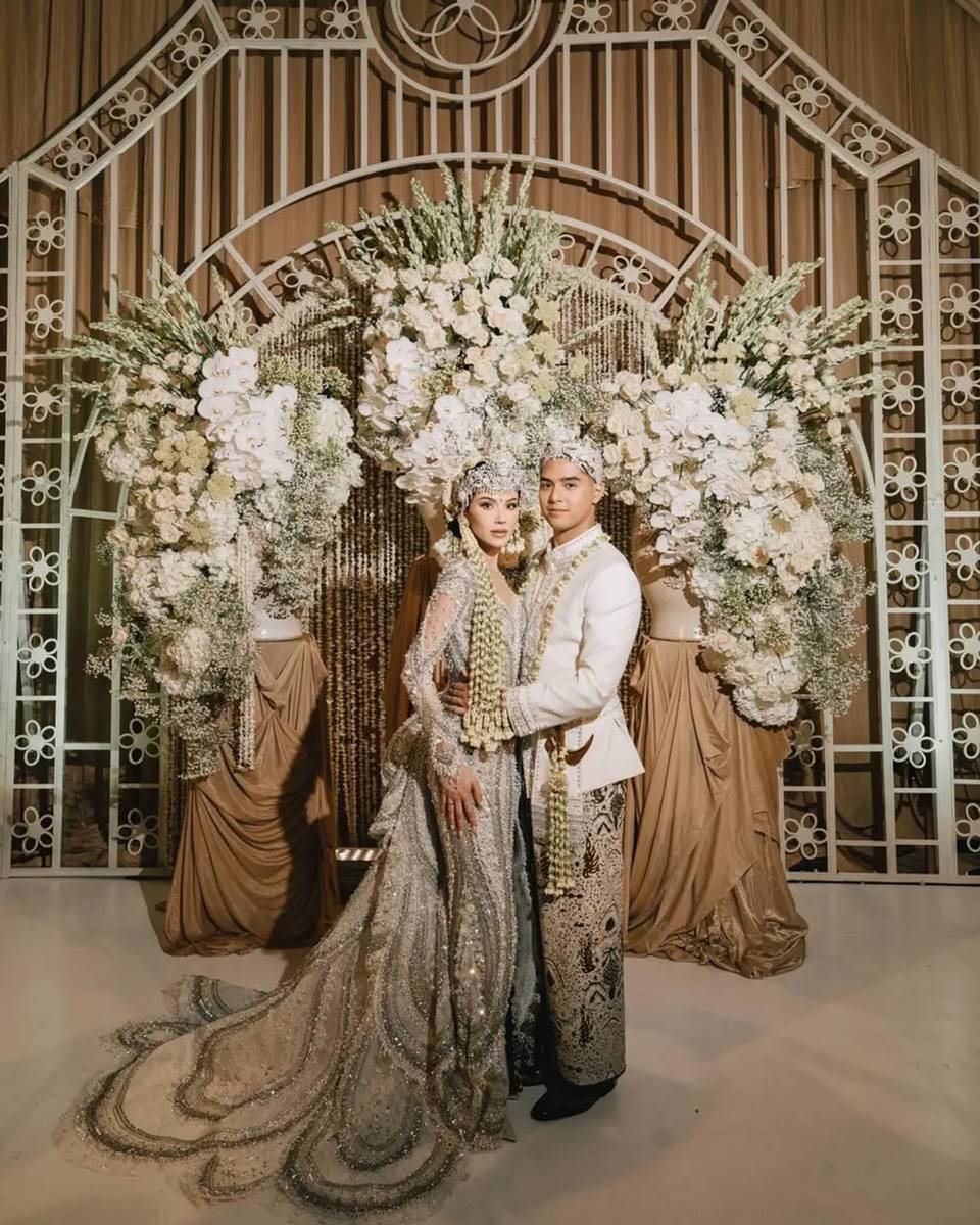 Detail kebaya akad Alyssa Daguise