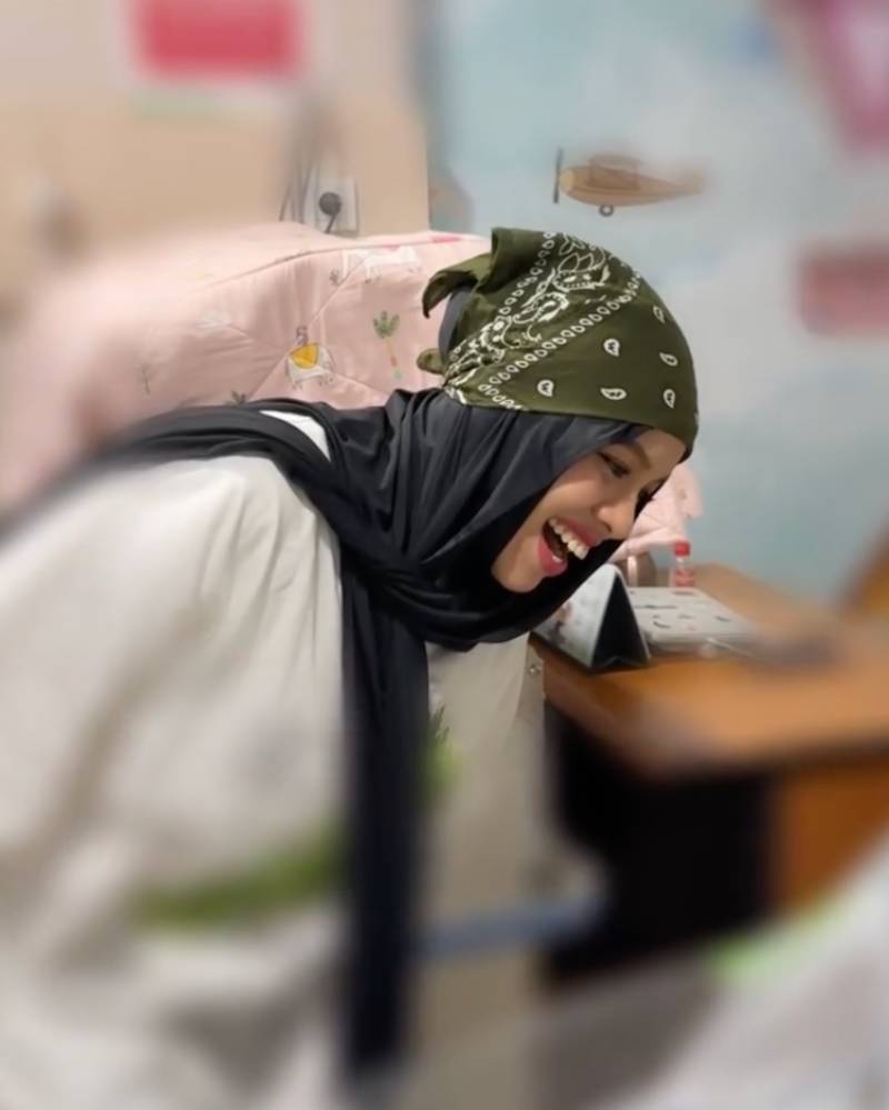 Wajah tampan dan menggemaskan Baby Arash sukses membuat Sajidah terpukau.png