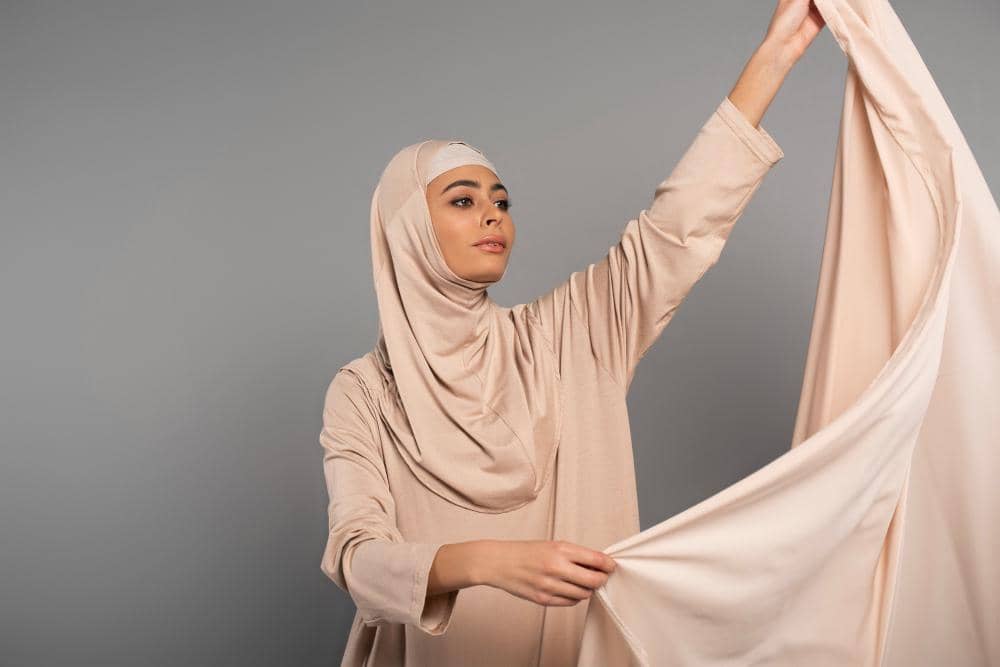 Perhatikan ukuran panjang dan lebar pashmina