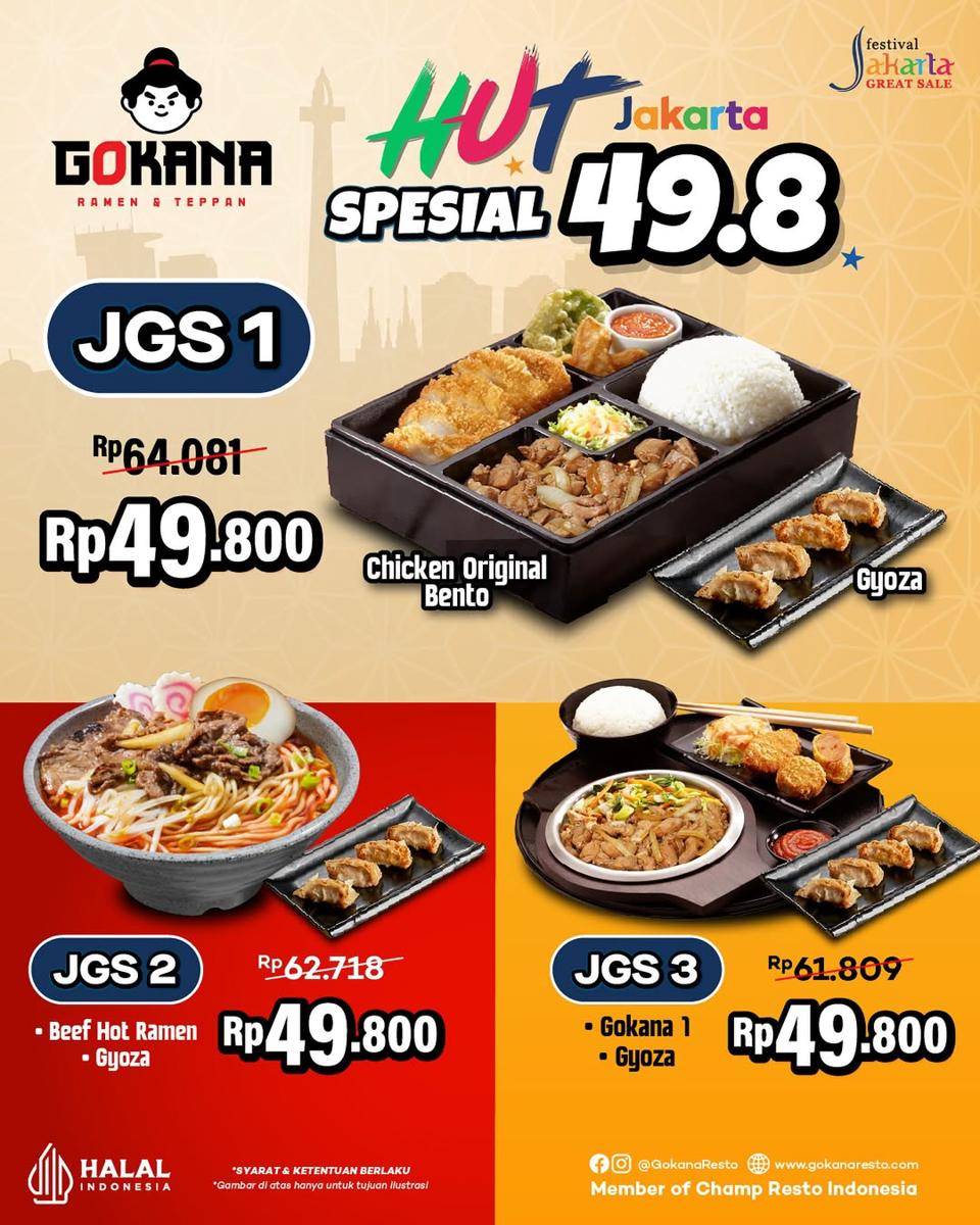 Promo Gokana HUT Jakarta 2025