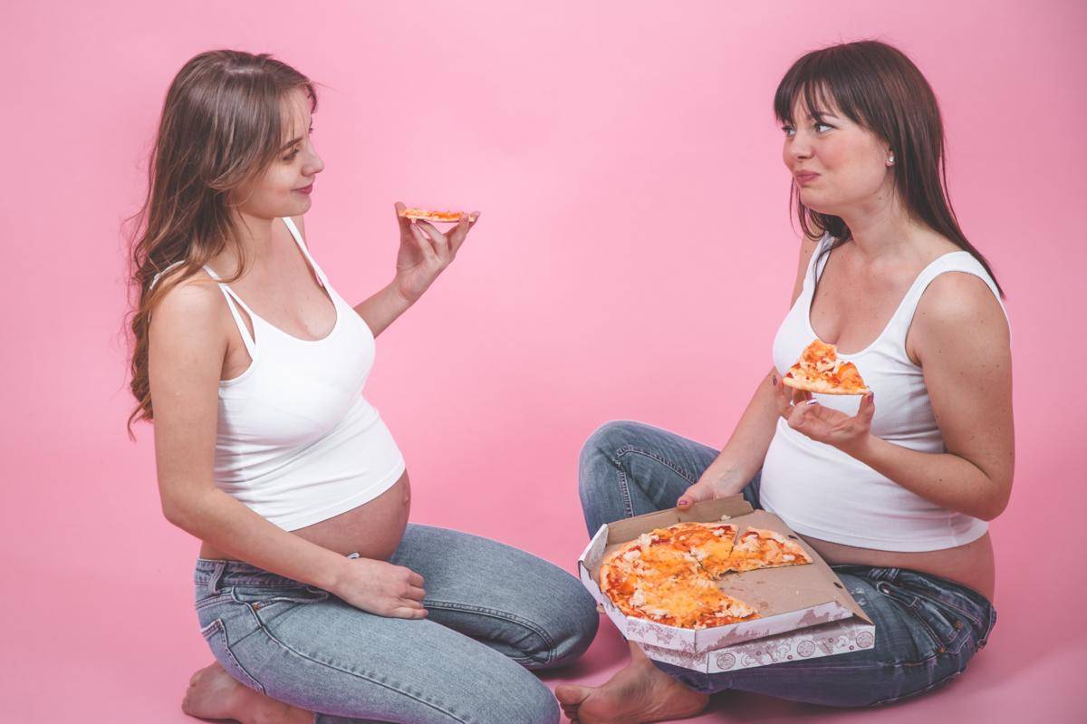 pregnant junk food