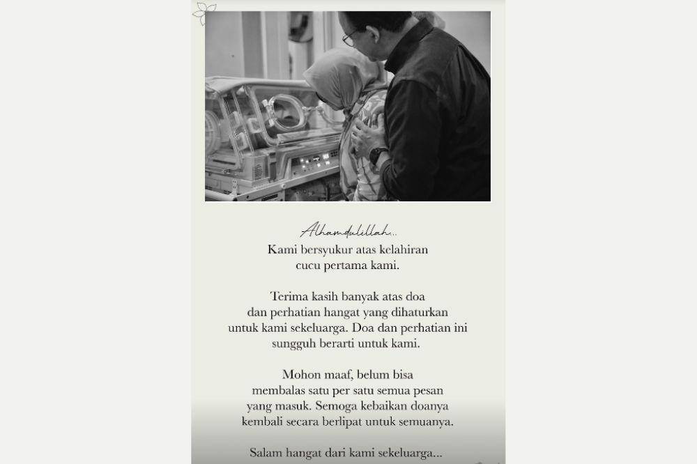 Anies Baswedan dan Fery Farhati Sambut Kelahiran Cucu Pertama .jpg