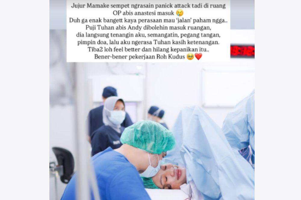 Acha Sinaga Melahirkan Anak Ketiga, Suami Setia Dampingi Prosesnya (1).jpg