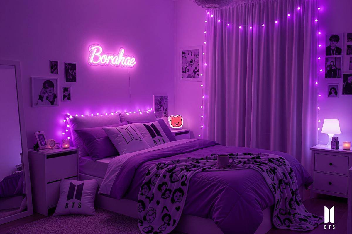Desain Kamar Tidur Terinspirasi  BTS 