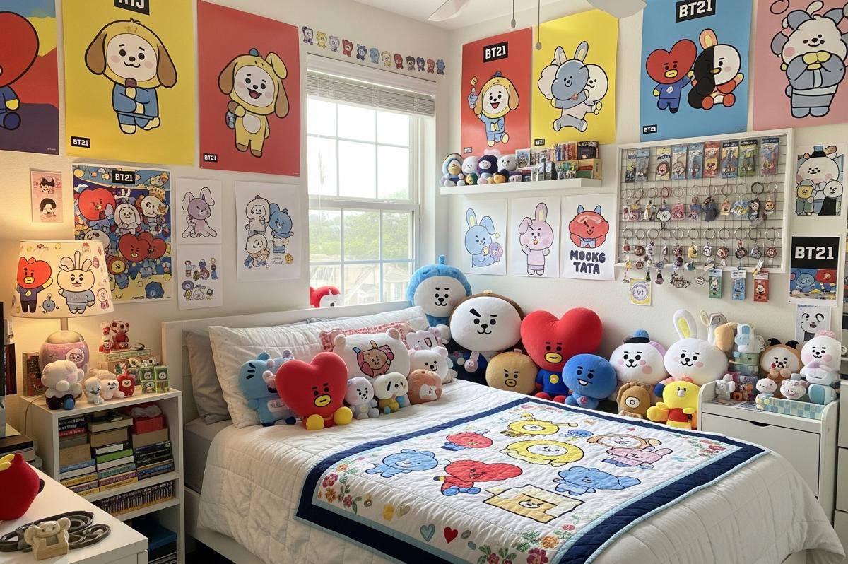 Desain Kamar Tidur Terinspirasi BTS 