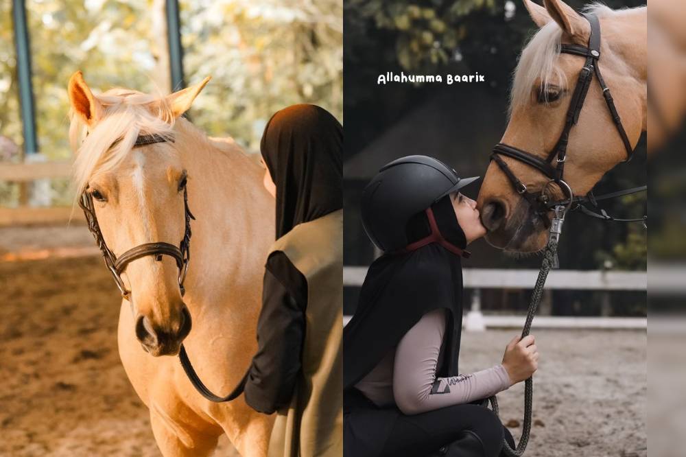 7 Foto Kenangan Zaskia Sungkar bersama Stardust Kuda Kesayangannya
