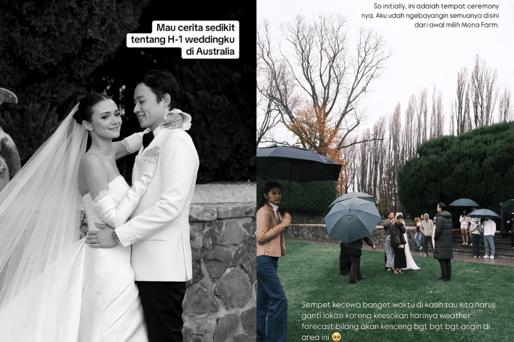 Cerita Amanda Rawles pindah venue H-1 pernikahan