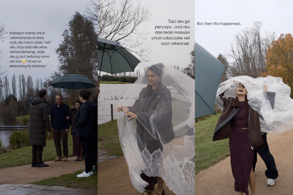 Cerita Amanda Rawles pindah venue H-1 pernikahan