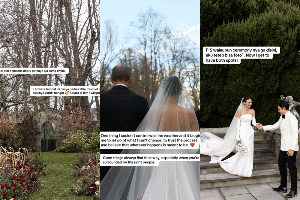 Cerita Amanda Rawles pindah venue H-1 pernikahan