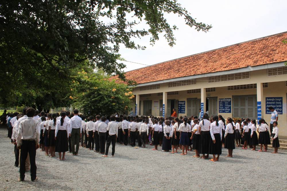 Upacara bendera sekolah