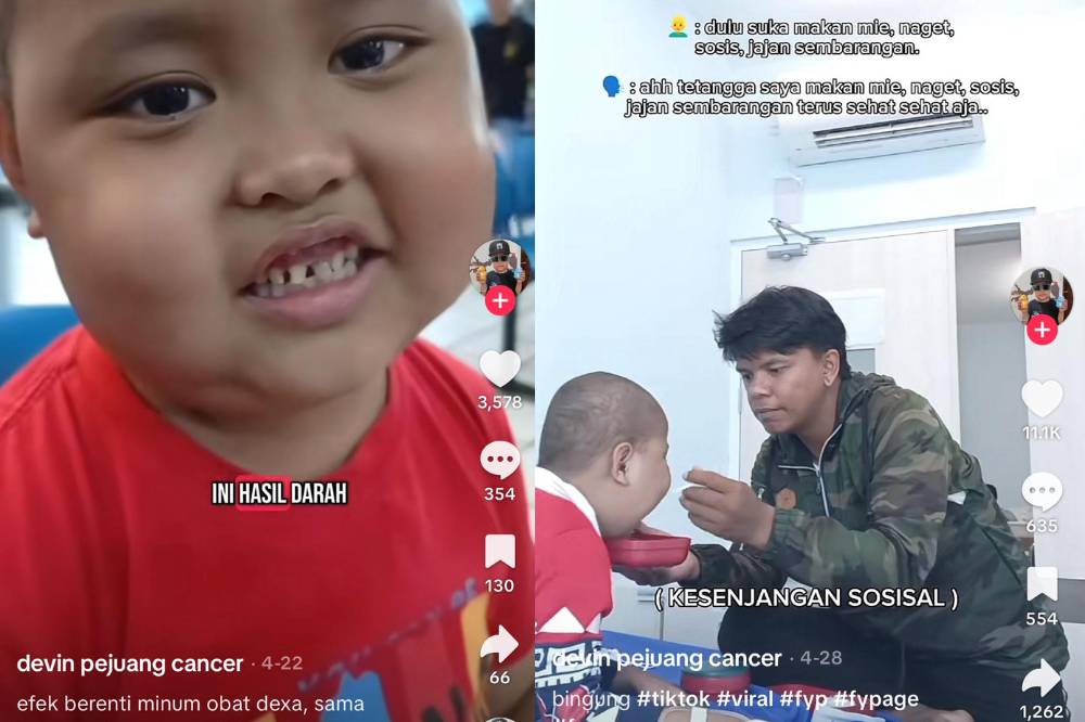 Video Tiktok Devin update soal kemoterapinya