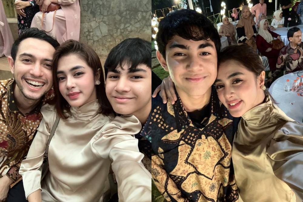 Foto Biby Alraen bareng Rifky Balweel dan Arsen Balweel