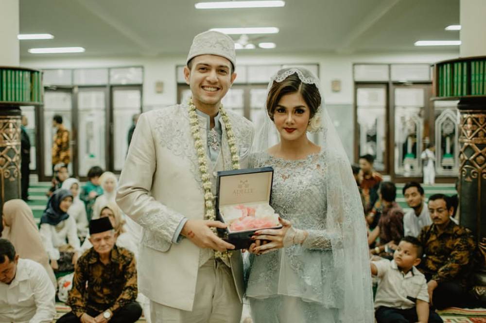 Foto pernikahan Rifky Balweel dan Biby Alraen