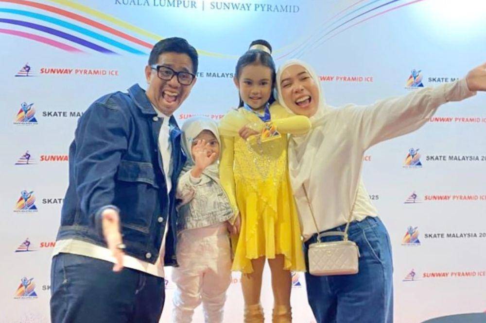 sada anak fitrop juara ice skating malaysia